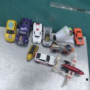 Assorted Toy Car and Space Shuttle Set